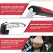 2 Pcs Car Door Assist Handle, Vehicle Support Handles, Portable Automotive Car Handle Assist for Elderly and Car Emergency Tool (Red)
