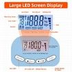Grip Strength Trainer, Rechargeable Electronic Hand Dynamometer, Digital Grip Strength Tester with LCD Display, Blue