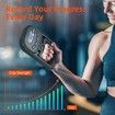 Grip Strength Trainer, Rechargeable Electronic Hand Dynamometer, Digital Grip Strength Tester with LCD Display, Black