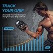 Grip Strength Tester Trainer, Dynamometer Handgrip Measurer Meter, Handheld Strengthener Exerciser for Sports, School, and Home Use, Black