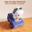 Press to Go Car Toys,Animal Racing Cars,Infant Play Vehicle Set,Push Go Friction Car Toys,Birthday Gifts,Age3+