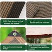 4mx4m Garden Shade Cloth Sunshade Mesh UV Protection with Grommets, Sun-Resistant Shade Netting for Plant Cover,Patio,Deck,High Density Shade Fabric