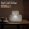 Wipe Warmer,3-Gear Smart Precise Temperature Control Large Capacity Wet Wipes Dispenser With Bright LED Ample Lights for Nighttime Changes