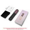 Cordless Hair Curling Iron Brush 3-in-1 Portable Wave Curling Wand, 1.5″ Ionic Heated Brush,USB Rechargeable Hair Curler, 1 Pack-Black