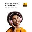 Picun B8 Bluetooth Headphones,120H Playtime Headphones Wireless Bluetooth with 3 EQ Modes,Low Latency,Hands-Free Calls,Over Ear Headphones Pink