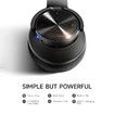 Picun B8 Bluetooth Headphones,120H Playtime Headphones Wireless Bluetooth with 3 EQ Modes,Low Latency,Hands-Free Calls,Over Ear Headphones Black