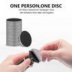 2in1 Rechargeable Electric Callus Remover for Feet Pedicure Manicure Tool Cordless USB Foot File Kit with Sandpaper Discs(Black)