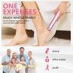 2in1 Rechargeable Electric Callus Remover for Feet Pedicure Manicure Tool Cordless USB Foot File Kit with Sandpaper Discs(Pink)