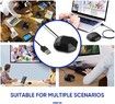 Portable USB Conference Microphone 360 Degree Omnidirectional Condenser Computer For PC Conference Chatting Gaming Recording