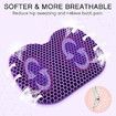 3D Gel Seat Cushion Cooling Soft Breathable For Office, Car Seat Cushion For Long Sitting Color Purple