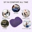 3D Gel Seat Cushion Cooling Soft Breathable For Office, Car Seat Cushion For Long Sitting Color Purple