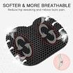 3D Gel Seat Cushion Cooling Soft Breathable For Office, Car Seat Cushion For Long Sitting Color Black