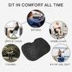 3D Gel Seat Cushion Cooling Soft Breathable For Office, Car Seat Cushion For Long Sitting Color Black