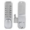 Keyless Sliding Door Lock, Keyless Entry Door Lock, Zinc Alloy Keypad 1?11 Digits Mechanical Lock Keypad Deadbolt Door Lock for Front Outdoor Gate Office