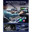 2025 Upgraded Wireless Carplay Adapter for iPhone,Audio Reactive Lighting Design Apple Carplay Dongle,Bluetooth Connection,Plug and Play