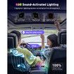 2025 Upgraded Wireless Carplay Adapter for iPhone,Audio Reactive Lighting Design Apple Carplay Dongle,Bluetooth Connection,Plug and Play