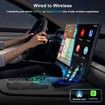 Wireless carplay Adapter for iPhone,for Apple carplay Wireless Adapter,for Android Auto Wireless Adapter,2 in 1 Auto Wireless CarPlay Dongle