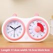 Pink Dual Screen Visual Timer Alarm Clock Multi-Function Time Manager for Kids Self-Discipline Suitable for Primary & Secondary Students