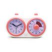 Pink Dual Screen Visual Timer Alarm Clock Multi-Function Time Manager for Kids Self-Discipline Suitable for Primary & Secondary Students