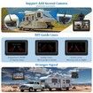 7INCH Touchscreen Solar Wireless RV Backup Touch Screen Camera 1080P IPS Monitor Auto OnOff Rear View Night Vision Recording 32G card Trailer Truck