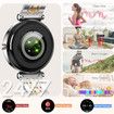 Smart Watch for Women 1.27" Color Screen Waterproof Fitness Activity Tracker with Sleep Monitor Sports Music Remote photography for Android and iOS(Gold)