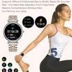 Smart Watch for Women 1.27" Color Screen Waterproof Fitness Activity Tracker with Sleep Monitor Sports Music Remote photography for Android and iOS(Gold)
