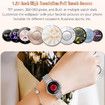 Smart Watch for Women 1.27" Color Screen Waterproof Fitness Activity Tracker with Sleep Monitor Sports Music Remote photography for Android and iOS(Silver)