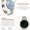 Smart Watch for Women 1.27" Color Screen Waterproof Fitness Activity Tracker with Sleep Monitor Sports Music Remote photography for Android and iOS(Silver)