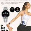 Smart Watch for Women 1.27" Color Screen Waterproof Fitness Activity Tracker with Sleep Monitor Sports Music Remote photography for Android and iOS(Silver)