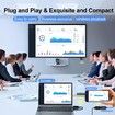 Wireless HDMI Transmitter and Receiver 4K Input Supported Plug and Play 2.4G/5G HDMI Extender kit for Video and Audio Transmission for Laptop/PC