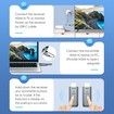 Portable Wireless HDMI Transmitter and Receiver,Plug & Play 2.4/5GHz 100FT Wireless for Streaming Video Laptop/Pc/Tv Box