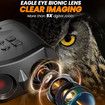 Night Vision Goggles 4K Binoculars Equipped with 50mm Objective Lens 850nm IR 3'' HD Screen Rechargeable Battery for Wildlife Watching and Camping
