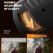 Night Vision Goggles 4K Binoculars Equipped with 50mm Objective Lens 850nm IR 3'' HD Screen Rechargeable Battery for Wildlife Watching and Camping