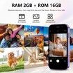 Mini Phone 4G Mini Smartphone 3.0In Touch Screen Compact Mobile Phone,2000mAh Battery Cell Phone with Dual SIM Quad Core Face ID GPS 2GB+16GB Purple