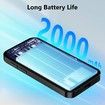 Mini Phone 4G Mini Smartphone 3.0In Touch Screen Compact Mobile Phone,2000mAh Battery Cell Phone with Dual SIM Quad Core Face ID GPS 2GB+16GB Black