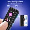 128GB Voice Recorder,Upgraded Digital Voice Activated Recorder with AI Noise Reduction Technology,Dictaphone Tape Recorder Device with Playback