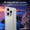 4G Android Smartphone 7.3inch Dual SIM Mobile Phone Unlocked 8GB+256GB With 72+108MP Camera Color White