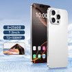 4G Android Smartphone 7.3inch Dual SIM Mobile Phone Unlocked 8GB+256GB With 72+108MP Camera Color White