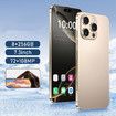 4G Android Smartphone 7.3inch Dual SIM Mobile Phone Unlocked 8GB+256GB With 72+108MP Camera Color Gold