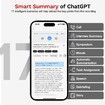 AI Voice Recorder with Transcription Summarize,Audio Recording Device with Playback,APP Control Support 59 Languages Noise Reduction 64GB Memory
