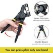 Grommet Tool Kit,3/8 inch Handheld Eyelet Kit Manual Grommet Press Machine with 500 pcs 10 mm Grommets