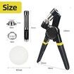 Grommet Tool Kit,3/8 inch Handheld Eyelet Kit Manual Grommet Press Machine with 500 pcs 10 mm Grommets