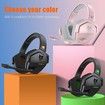 G06 Dual Wireless Gaming Headset with Microphone for PS5, PS4, PC, Low Latency Audio, 40-Hour of Playtime, 50mm Drivers (Pink)