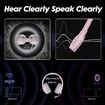 G06 Dual Wireless Gaming Headset with Microphone for PS5, PS4, PC, Low Latency Audio, 40-Hour of Playtime, 50mm Drivers (Pink)