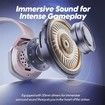 G06 Dual Wireless Gaming Headset with Microphone for PS5, PS4, PC, Low Latency Audio, 40-Hour of Playtime, 50mm Drivers (Pink)