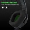 G06 Dual Wireless Gaming Headset with Microphone for PS5, PS4, PC, Low Latency Audio, 40-Hour of Playtime, 50mm Drivers (Black-Green)