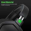 G06 Dual Wireless Gaming Headset with Microphone for PS5, PS4, PC, Low Latency Audio, 40-Hour of Playtime, 50mm Drivers (Black-Green)