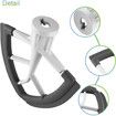 Flex Edge Beater Work for KitchenAid Mixer Attachments, Compatible with 4.5-5 Quart Tilt-Head Stand Mixers, kitchenAid Paddle with Scraper