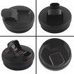 2 Pcs Replacement Parts Lids for Ninja Blender, 9 CM sip and seal lids Seal Lids For Auto-iQ Ninja Blender 12oz 18oz 24oz 32oz cups