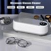 Ultrasonic Jewelry Cleaner Makeup Brushes Glasses Shaver Cleaner High Frequency Vibration Cleaner,300ml Large Capacity